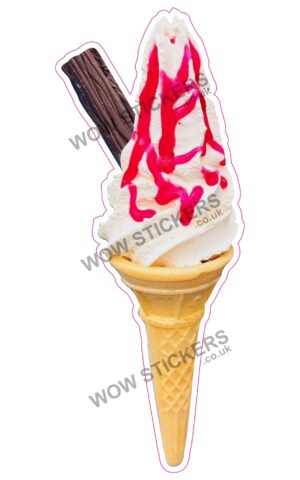 Raspberry Flake Cone