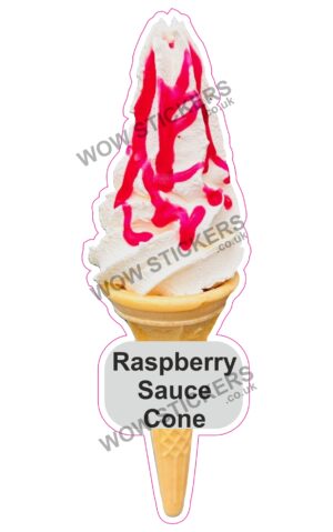 Raspberry Sauce Cone