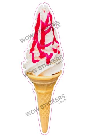 Raspberry Sauce Cone