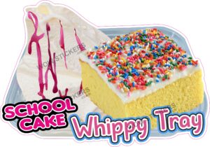 School Cake Whippy Tray