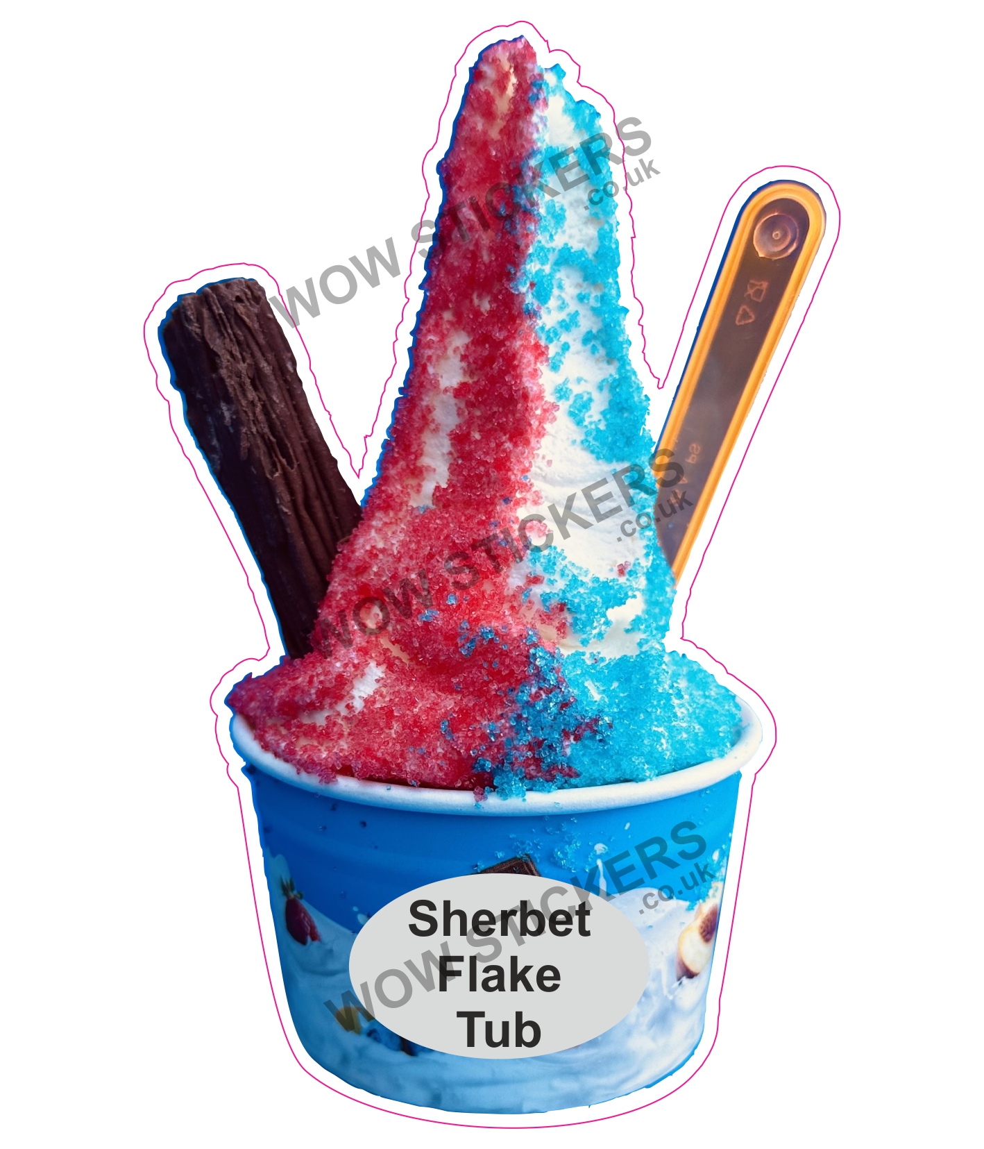 Sherbet Flake Tub