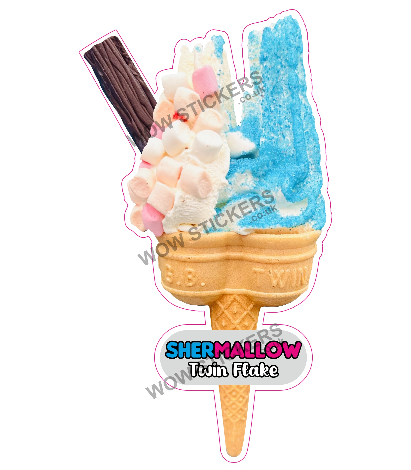 Shermallow Twin Cone with Flake