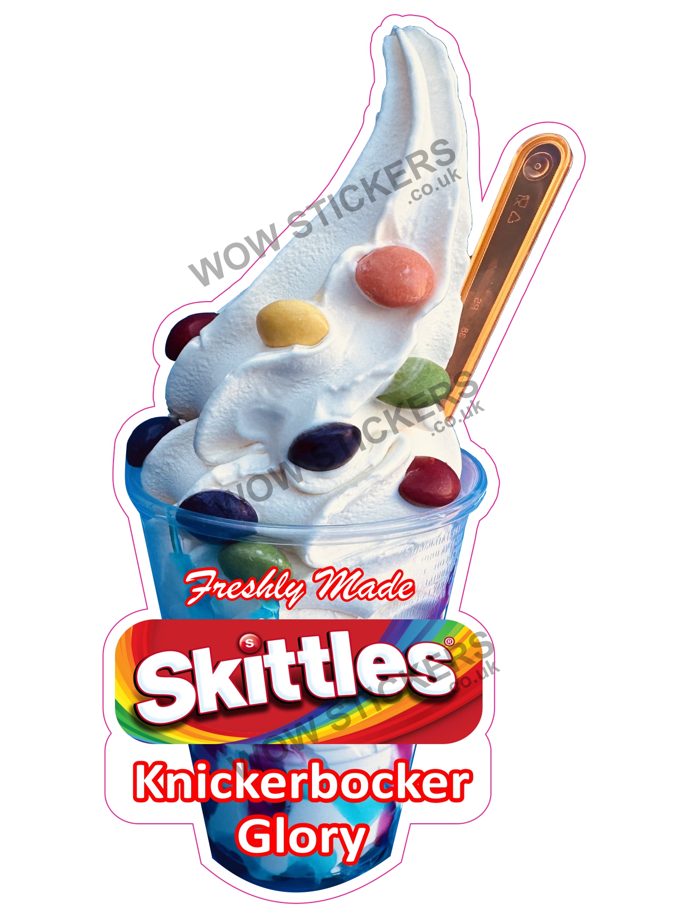 Skittles Knickerbocker Glory