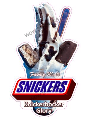 Snickers Knickerbocker Glory