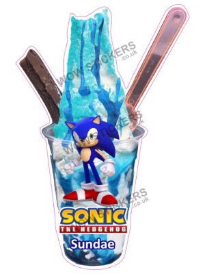 Sonic The Hedgehog Sundae
