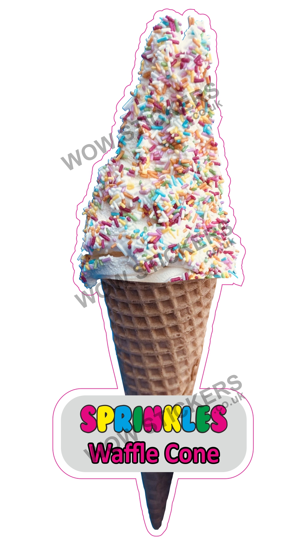 Sprinkles Waffle Cone