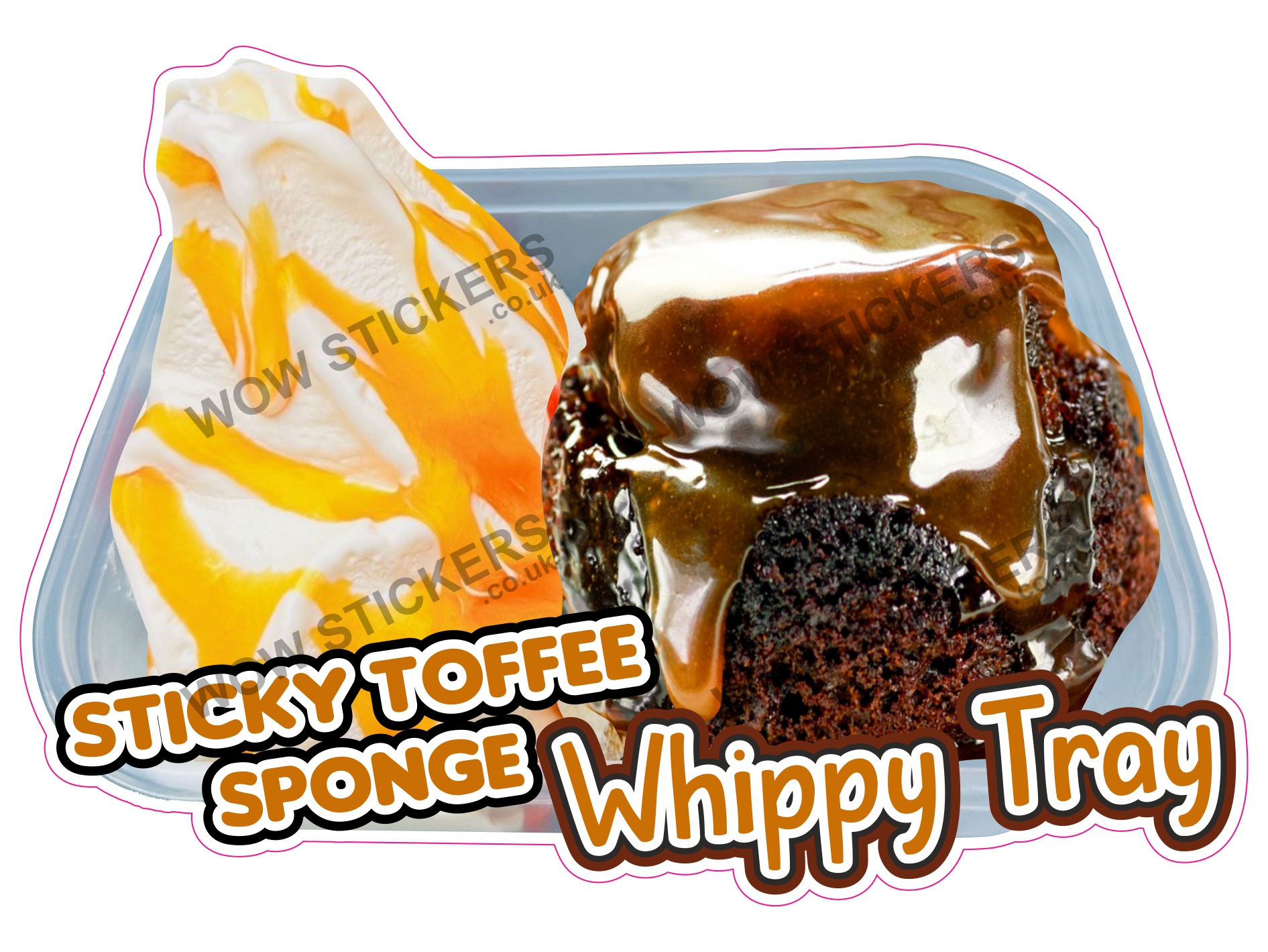 Sticky Toffee Sponge Whippy Tray