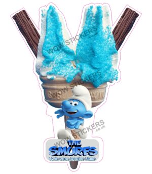 The Smurfs Twin Cone Double Flake