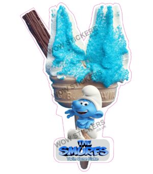 The Smurfs Twin Cone With Flake