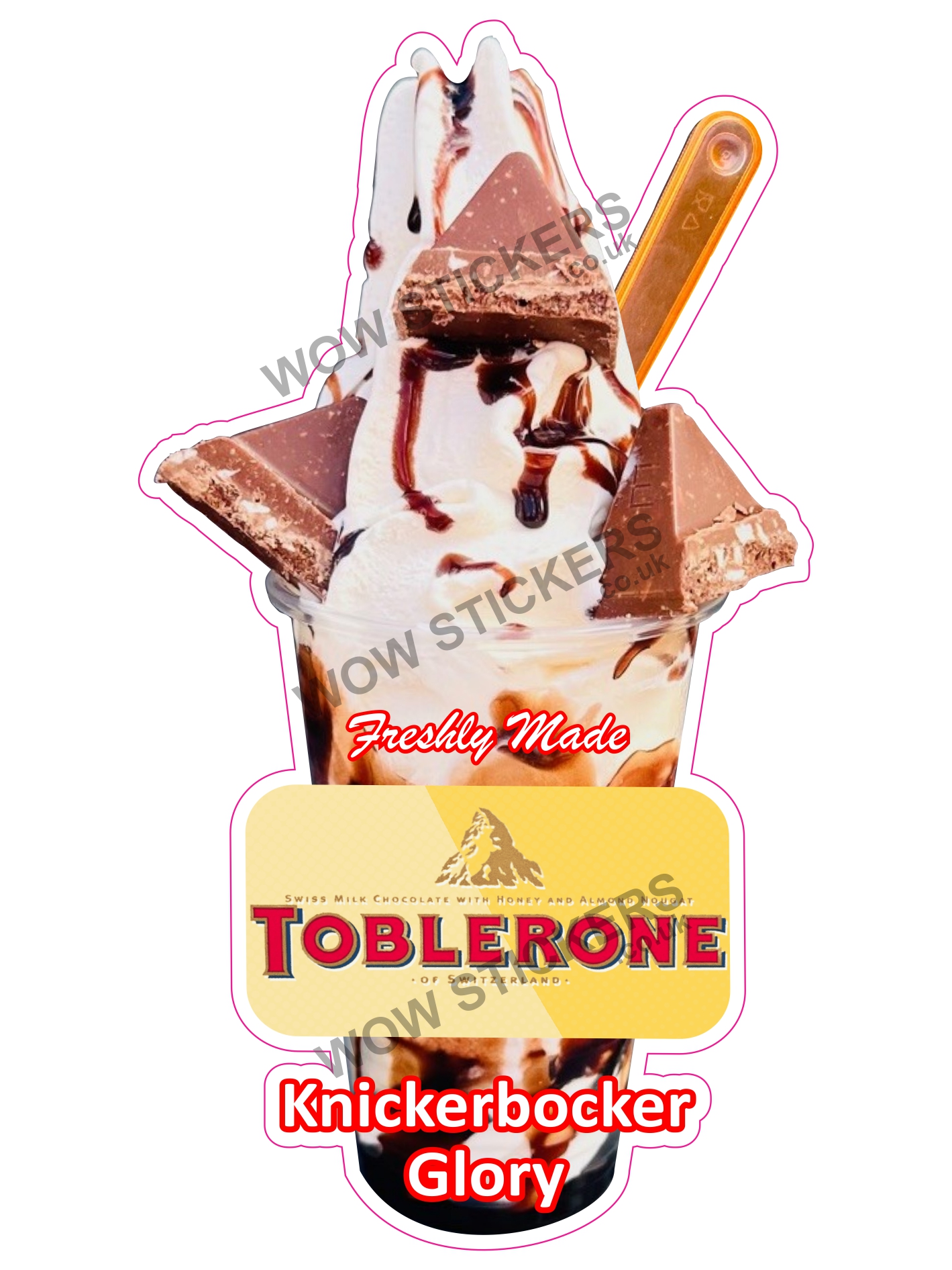 Toblerone Knickerbocker Glory