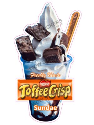 Toffee Crisp Sundae