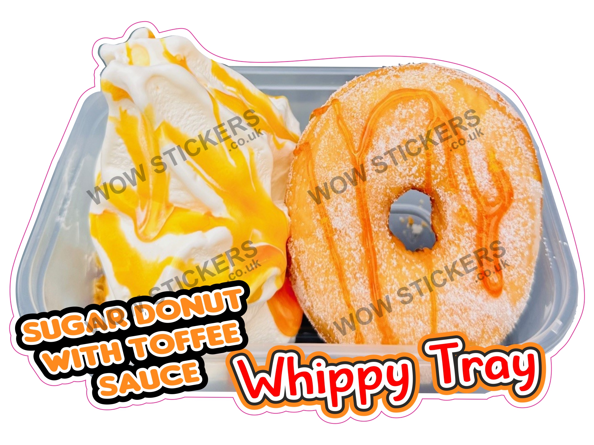 Toffee Donut Whippy Tray