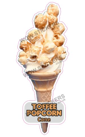 Toffee Popcorn Cone