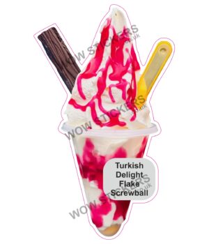 Turkish Delight Flake Screwball