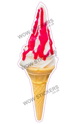 Turkish Delight Sauce Cone