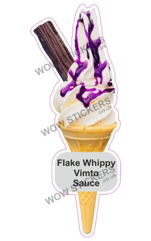 Vimto Flake Cone