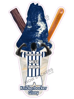West Bromich Albion Sherbet Knickerbocker Glory