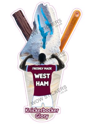 West Ham Sauce Knickerbocker Glory