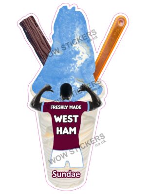 West Ham Sherbet Sundae