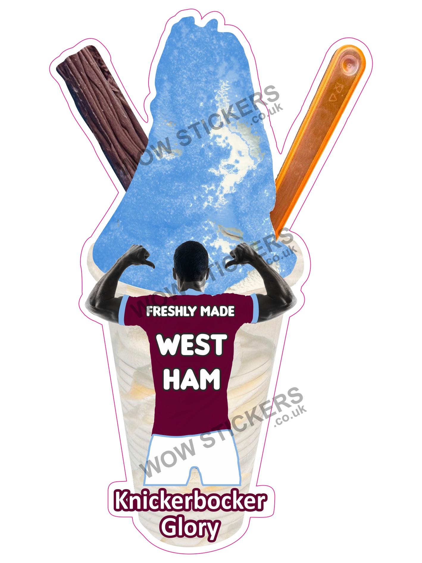 West Ham Sherbet Knickerbocker Glory