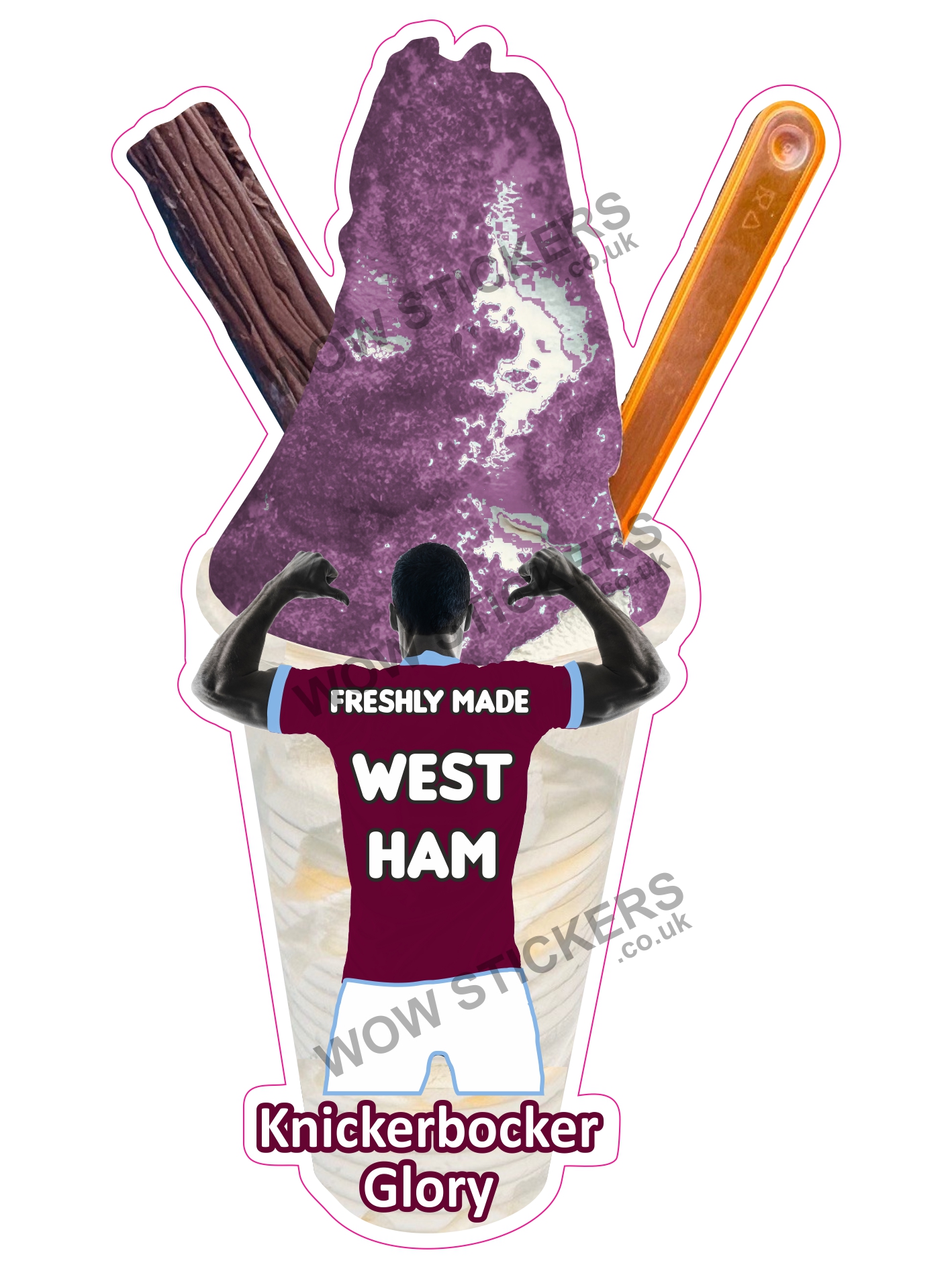 West Ham Sherbet Knickerbocker Glory