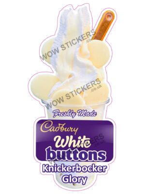 White Buttons Knickerbocker Glory