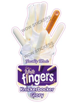 White Chocolate Fingers Knickerbocker Glory