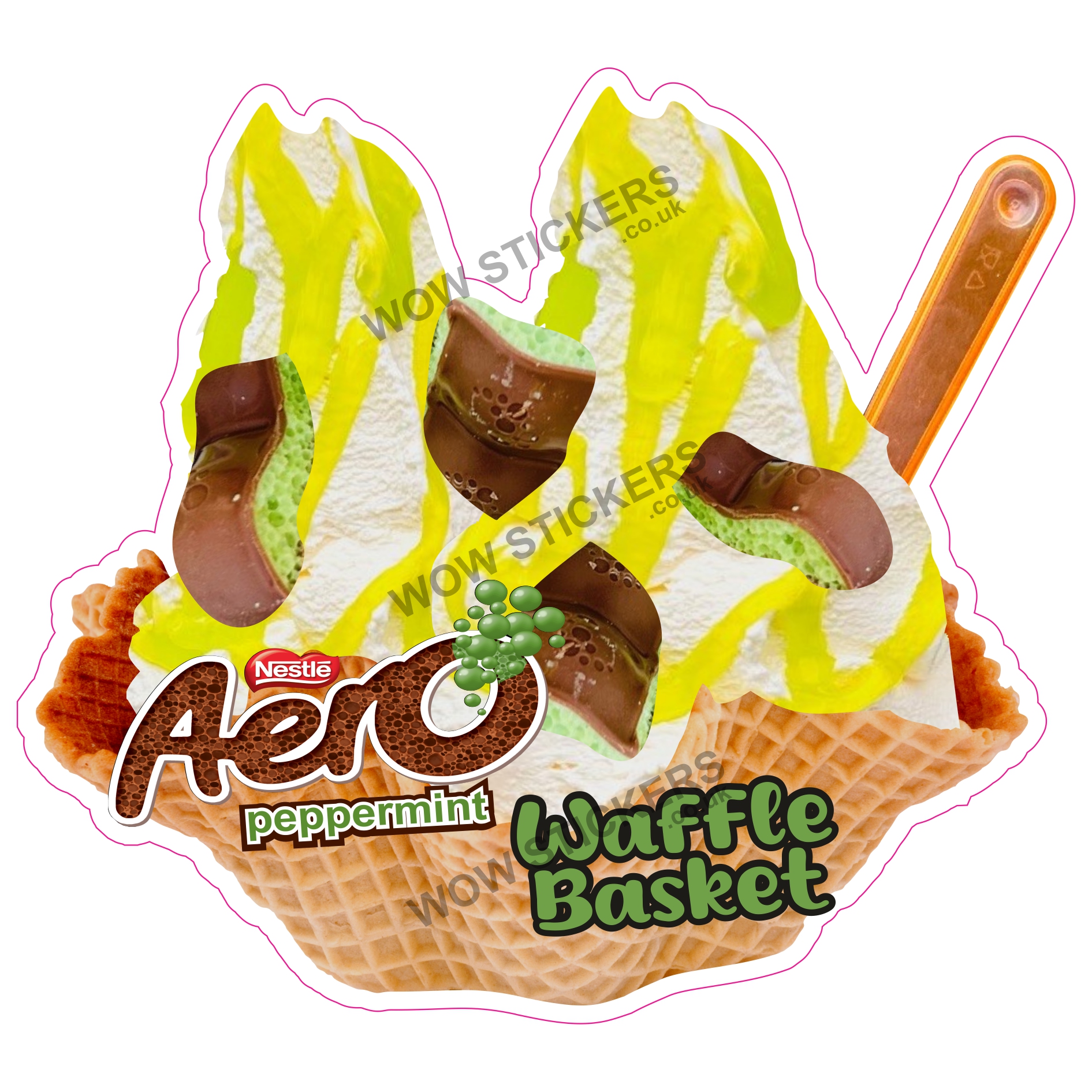 Aero Peppermint Waffle Basket