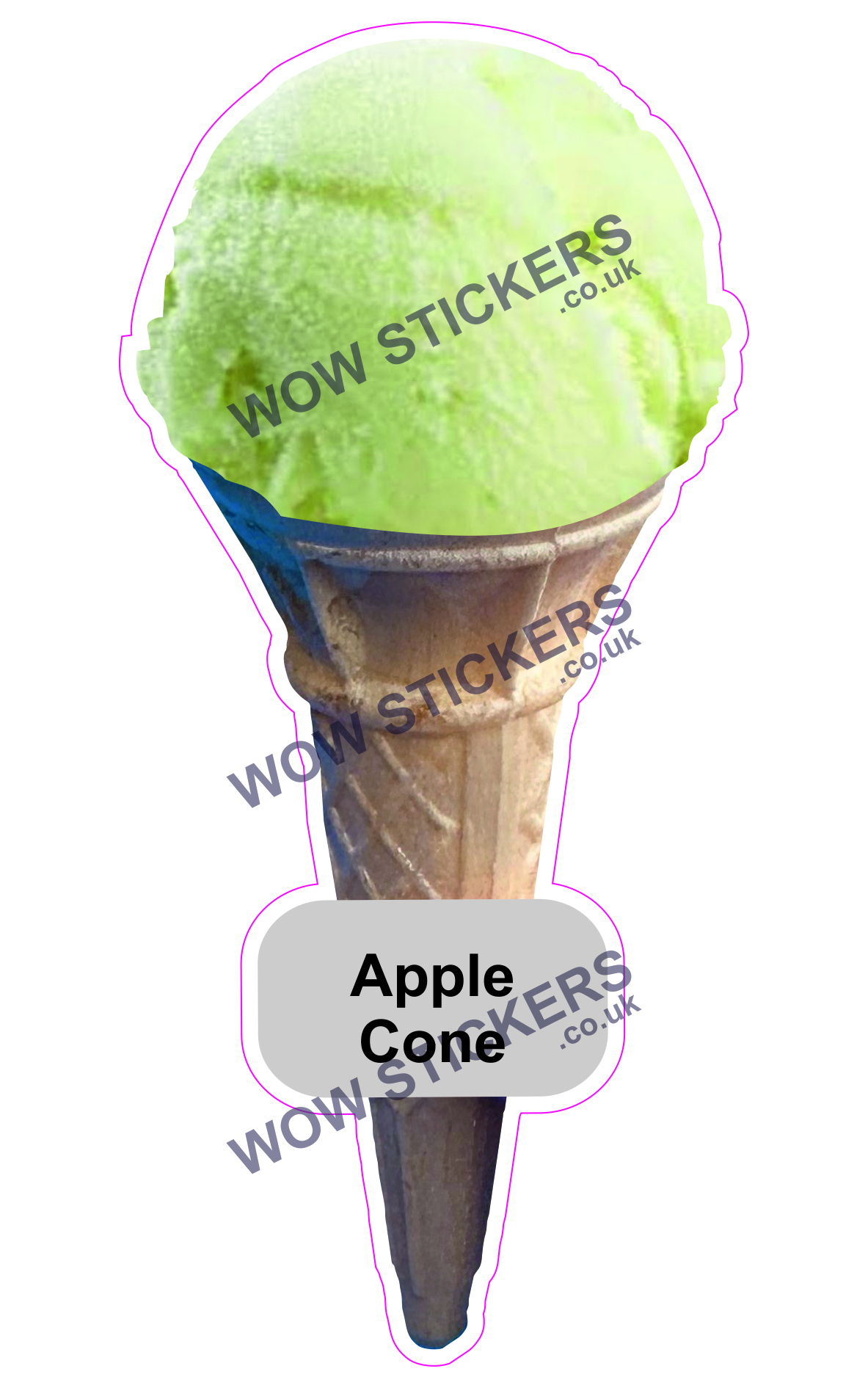 Apple Scoop Ice Cream Cone