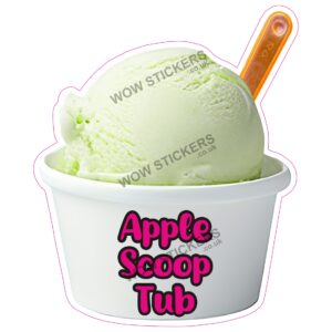 Apple Scoop Tub