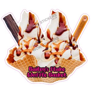 Bailey's Flake Waffle Basket