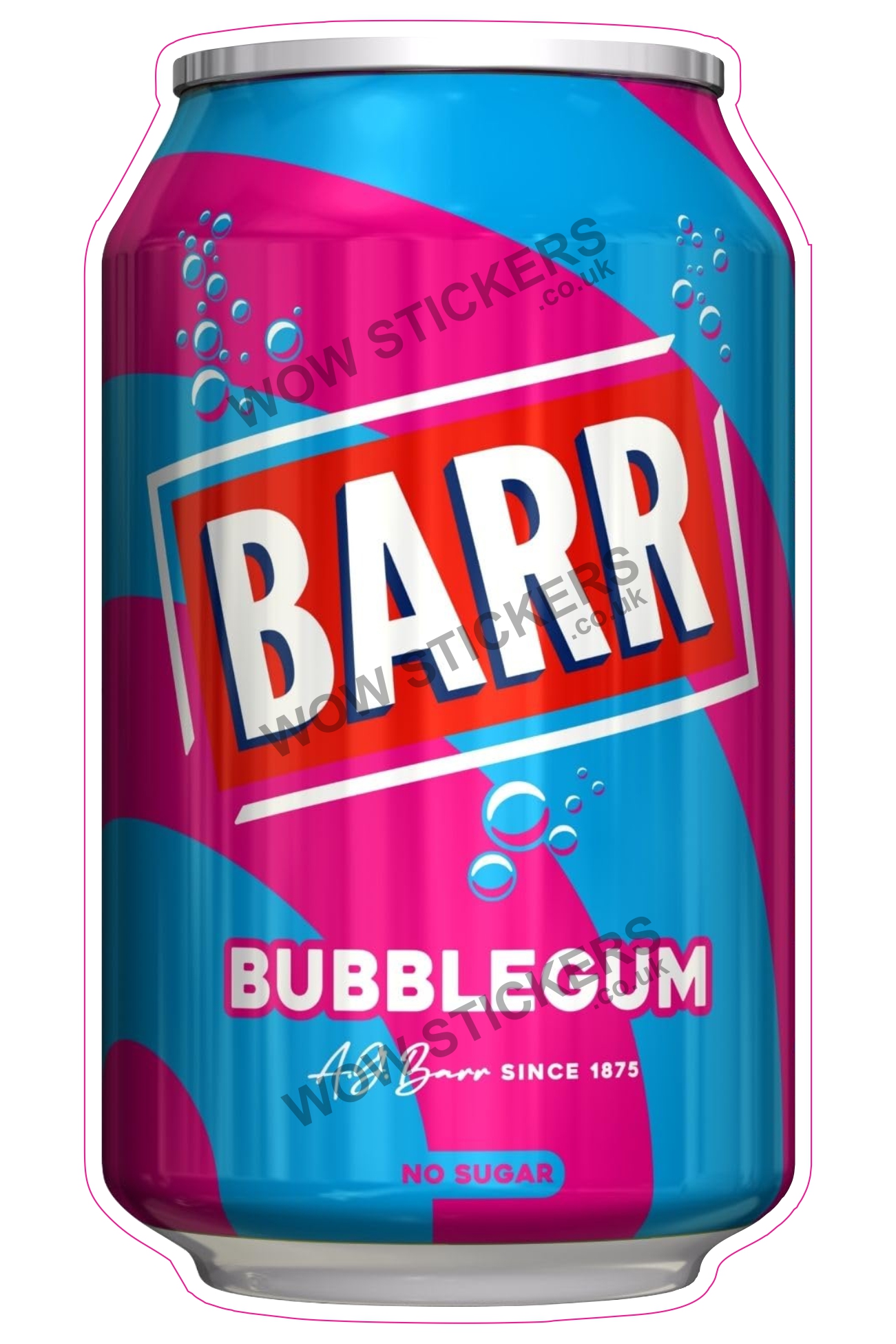Barr Bubblegum Soft Drink Can