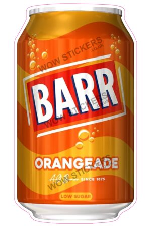 Barr Orangeade Soft Drink Can