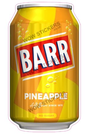 Barr Pineapple Soft Drink Can
