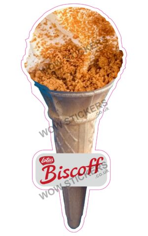 Biscoff Scoop Ice Cream Cone