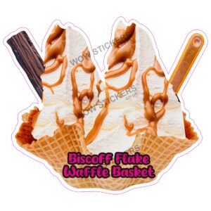 Biscoff Flake Waffle Basket