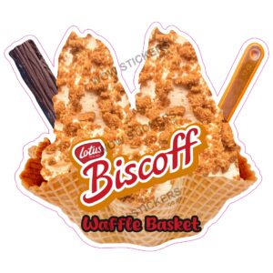 Biscoff Flake Waffle Basket