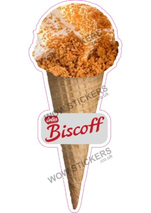 Biscoff Scoop Ice Cream Waffle Cone