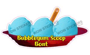 Bubblegum Scoop Ice Cream Boat