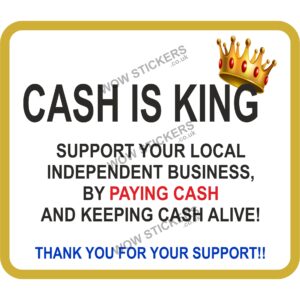 Cash is King Sign