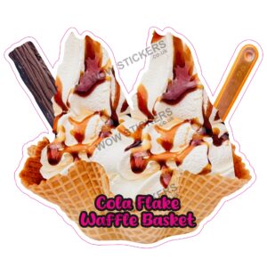 Cola Flake Waffle Basket
