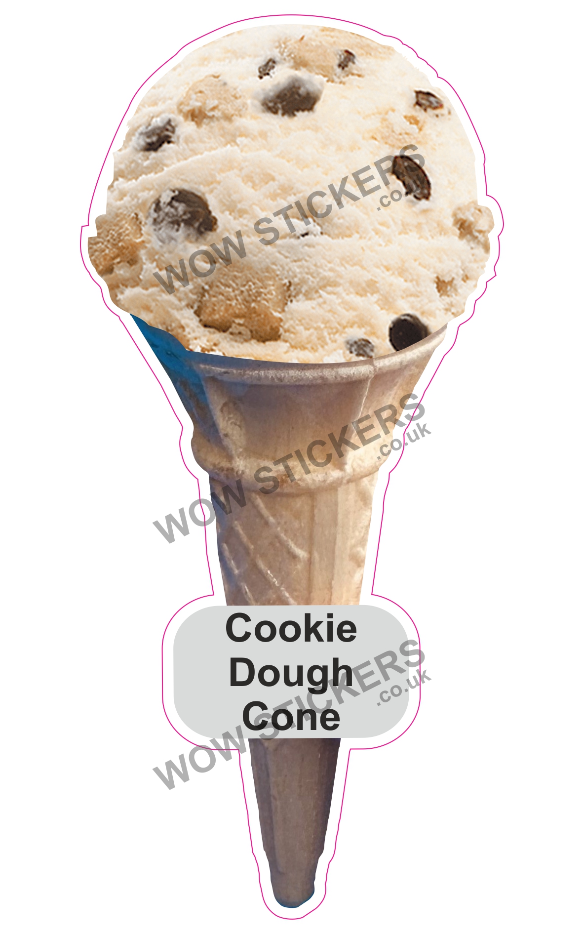 Cookie Dough Scoop Ice Cream Cone