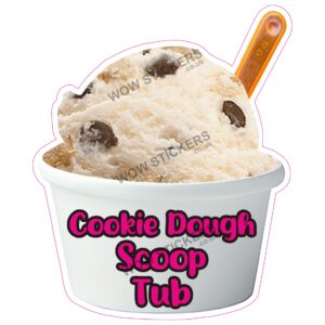 Cookie Dough Scoop Ice Cream Tub