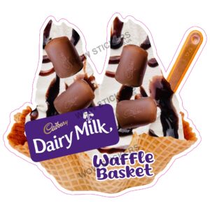 Dairy Milk Chocolate Waffle Basket