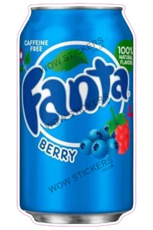 Fanta Berry Soft Drink Can