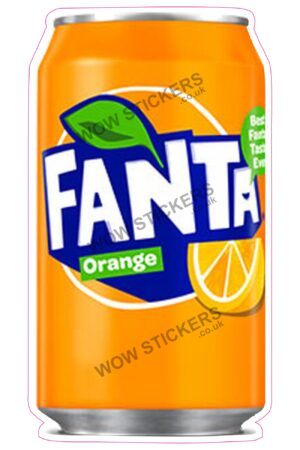 Fanta Orange Soft Drink Can