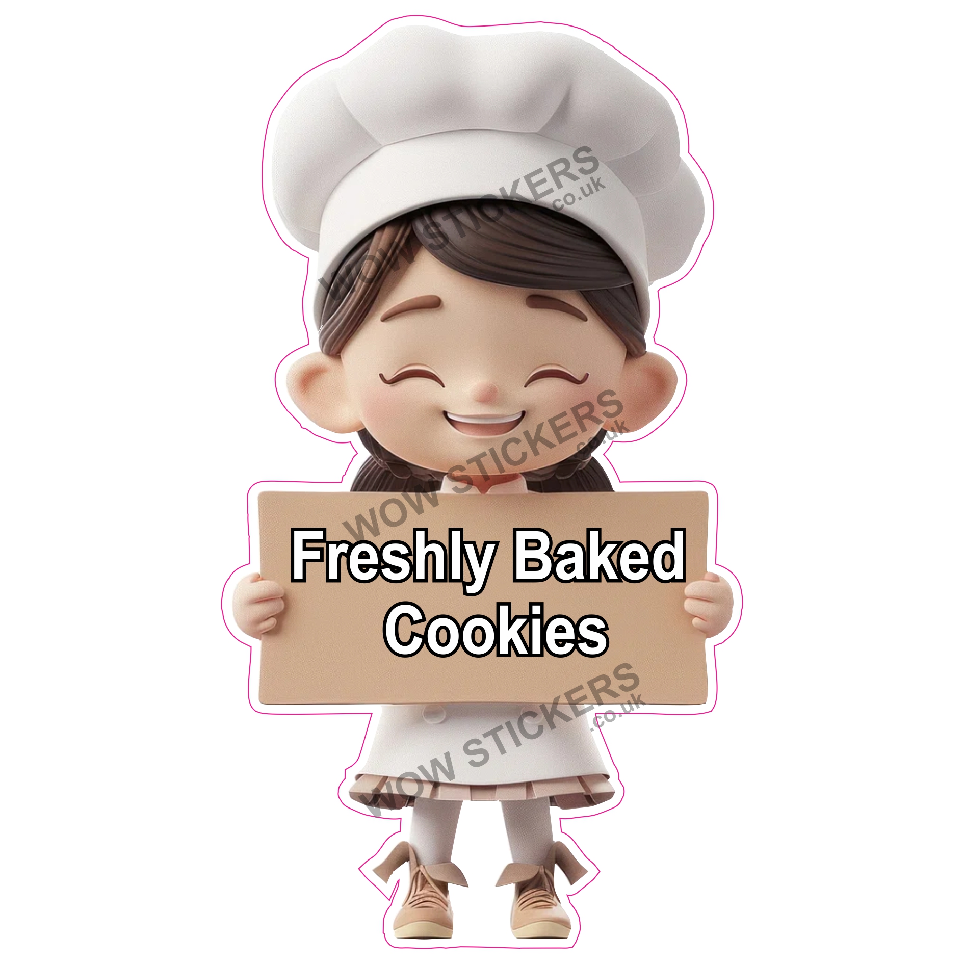 Freshly Baked Cookies Female Chef