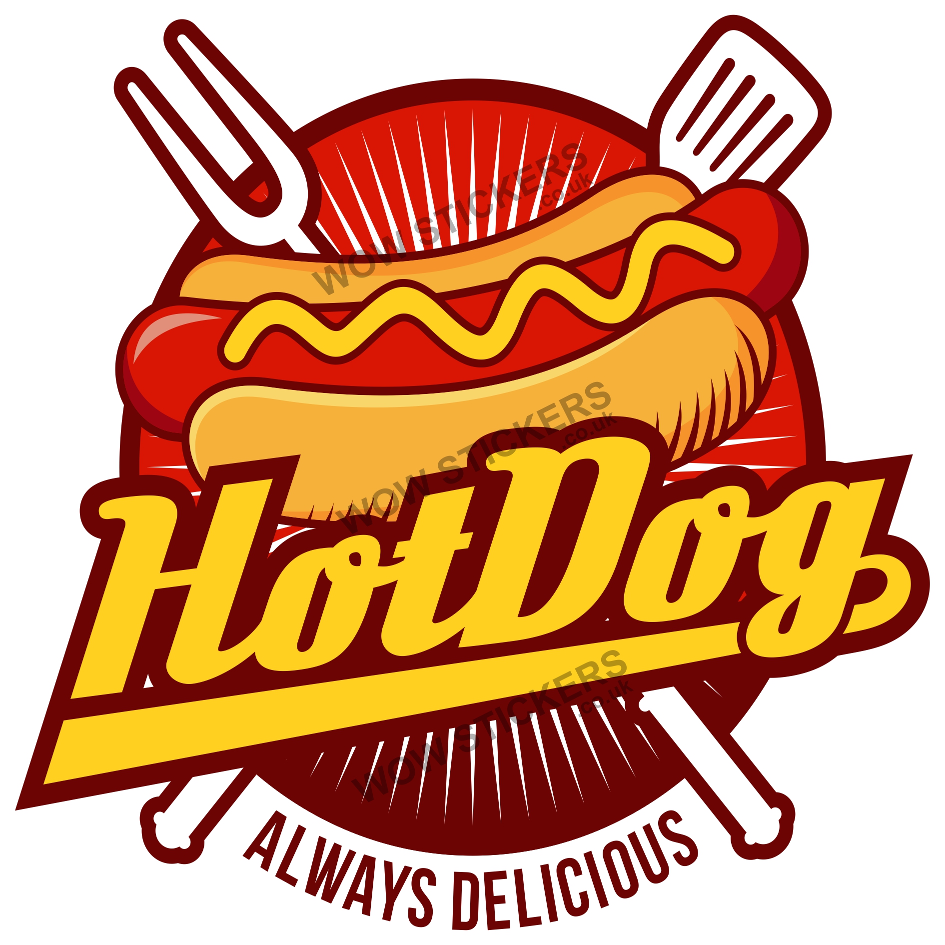 Hot Dog Logo