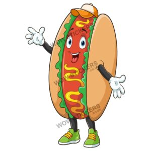 Hot Dog Mascot