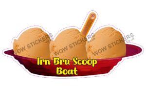 Irn Bru Scoop Ice Cream Boat